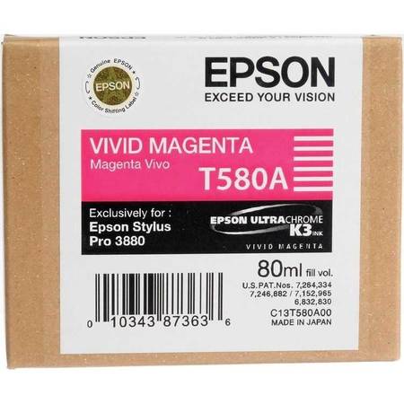 Epson T580A C13T580A00 Orjinal Kırmızı Kartuş - 1