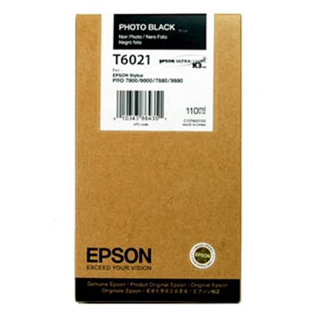 Epson T6021 C13T602100 Orjinal Foto Siyah Kartuş - 1