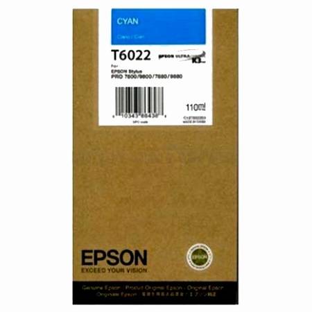 Epson T6022 C13T602200 Orjinal Mavi Kartuş - 1