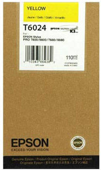 Epson T6024 C13T602400 Orjinal Sarı Kartuş - 1