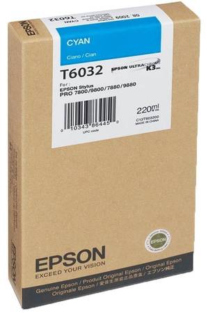 Epson T6032-C13T603200 Orjinal Mavi Kartuş - 1