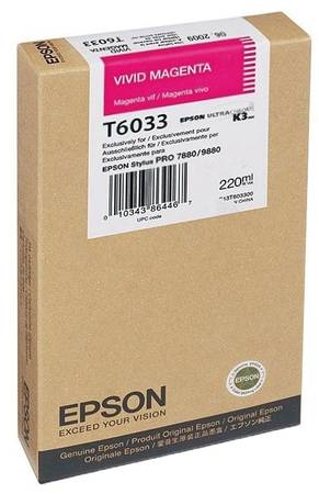 Epson T6033-C13T603300 Orjinal Kırmızı Kartuş - 1