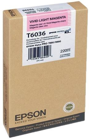 Epson T6036-C13T603600 Orjinal Açık Kırmızı Kartuş - 1