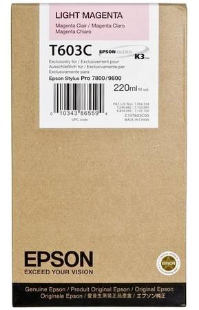 Epson T603C-C13T603C00 Orjinal Açık Kırmızı Kartuş - 1