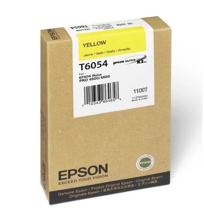 Epson T6054-C13T605400 Orjinal Sarı Kartuş - 1