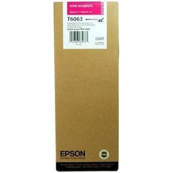 Epson T6063 C13T606300 Orjinal Kırmızı Kartuş - 1