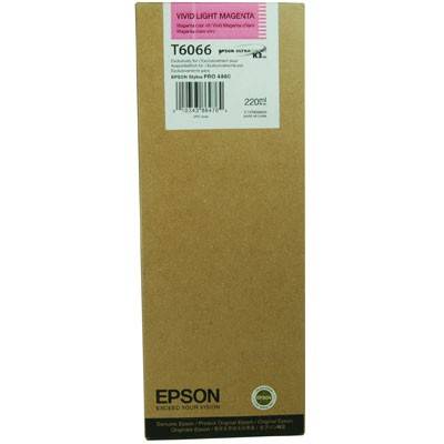 Epson T6066 C13T606600 Orjinal Açık Kırmızı Kartuş - 1