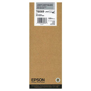 Epson T6069 C13T606900 Orjinal Açık Açık Siyah Kartuş - 1