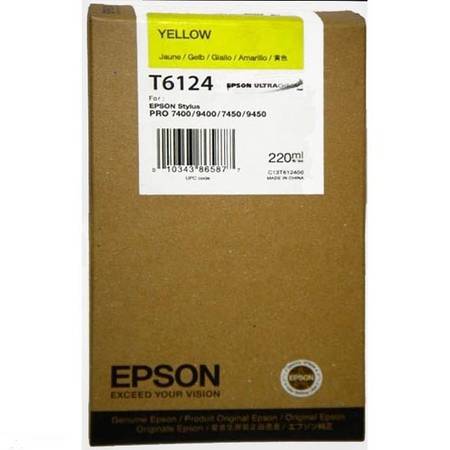 Epson T6134 C13T613400 Orjinal Sarı Kartuş - 1
