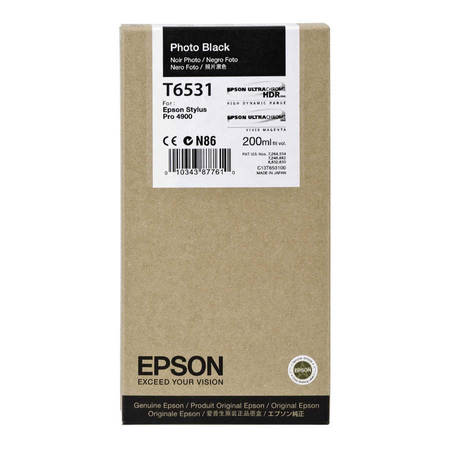 Epson T6531-C13T653100 Orjinal Foto Siyah Kartuş - 1