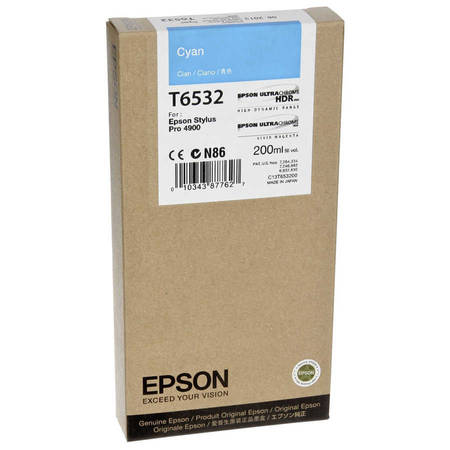 Epson T6532/C13T653200 Orjinal Mavi Kartuş - 1