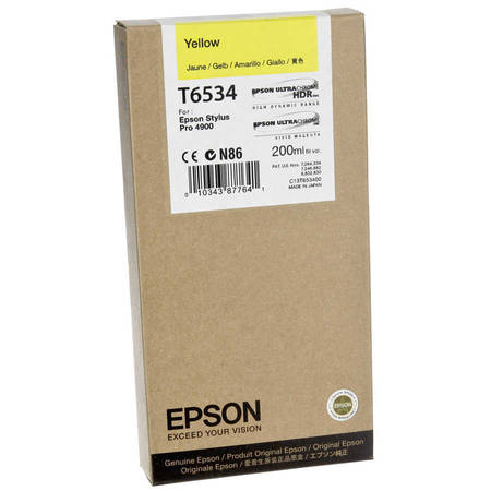Epson T6534-C13T653400 Orjinal Sarı Kartuş - 1