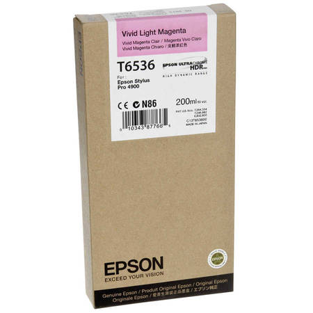 Epson T6536-C13T653600 Orjinal Açık Kırmızı Kartuş - 1