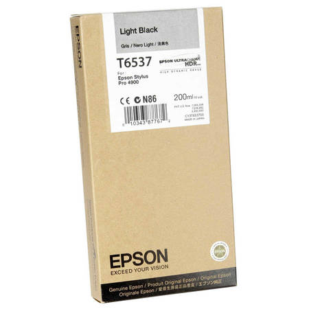 Epson T6537-C13T653700 Orjinal Açık Siyah Kartuş - 1