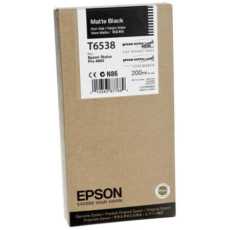 Epson T6538-C13T653800 Orjinal Mat Siyah Kartuş - 1