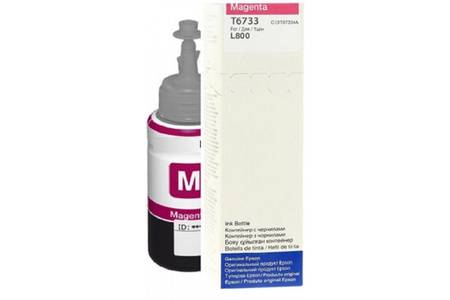 Epson T6733-C13T67334A Muadil Kırmızı Mürekkep - 1