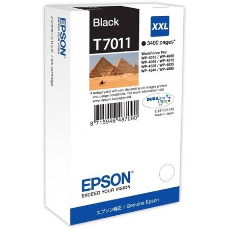 Epson T7011XXL C13T70114010 Orjinal Siyah Kartuş - 1