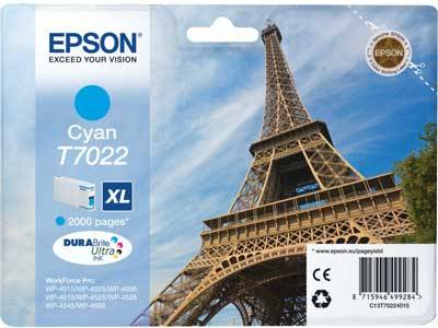 Epson T7022XL-C13T70224010 Orjinal Mavi Kartuş - 1