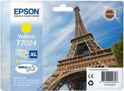 Epson T7024XL-C13T70244010 Orjinal Sarı Kartuş - 1