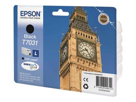 Epson T7031-C13T70314010 Orjinal Siyah Kartuş - 1