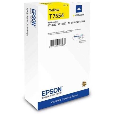 Epson T7554-C13T755440 Sarı Orjinal Kartuş - 1