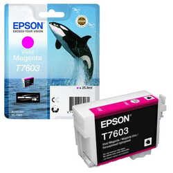 Epson - Epson T7603-C13T76034010 Kırmızı Orjinal Kartuş