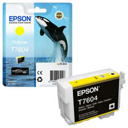Epson T7604-C13T76044010 Sarı Orjinal Kartuş - Epson