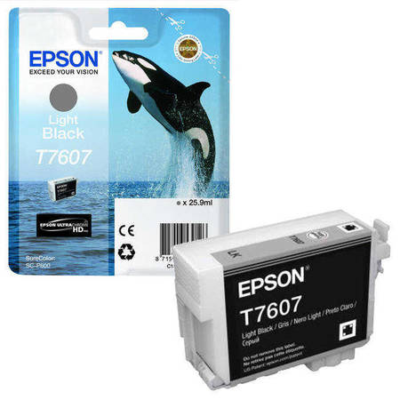 Epson T7607-C13T76074010 Açık Siyah Orjinal Kartuş - 1