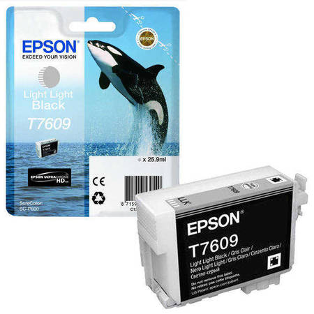 Epson T7609-C13T76094010 Açık Açık Siyah Orjinal Kartuş - 1