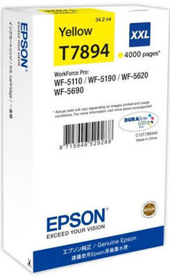 Epson T7894XXL-C13T789440 Orjinal Sarı Kartuş - 1