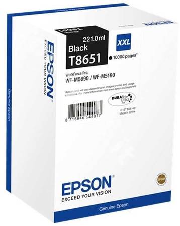 Epson T8651XXL-C13T865140 Siyah Orjinal Kartuş - 1
