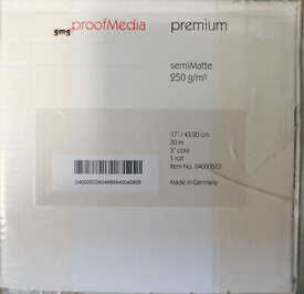 GMG ProofMedia Premium Semimatte 250 17x30mt - GMG