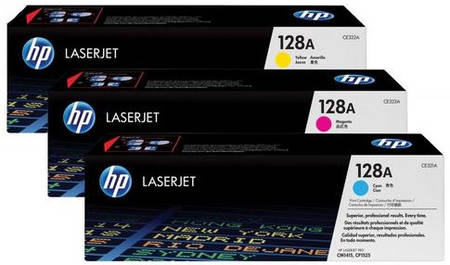 Hp 128A Orjinal Toner 3'Lü Paket - 1