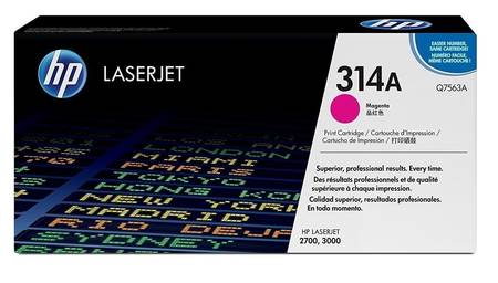 Hp 314A-Q7563A Kırmızı Orjinal Toner - 1