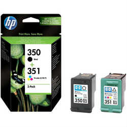 Hp 350-351-SD412EE Siyah Renkli Orjinal Kartuş 