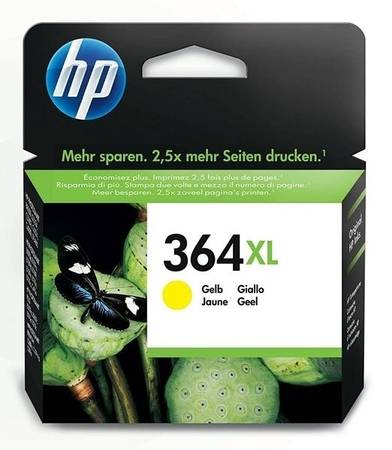 Hp 364XL CB325E Orjinal Sarı Kartuş - 1