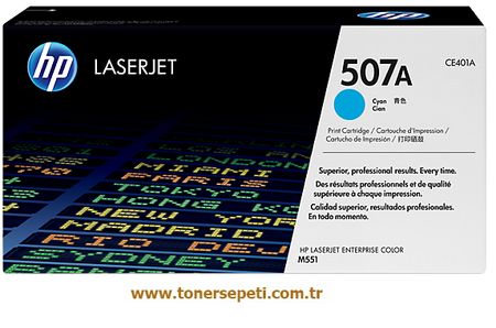 Hp 507A CE401A Orjinal Mavi Toner - 1