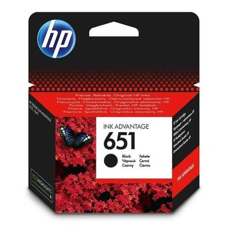 HP 651-C2P10A Siyah Orjinal Kartuş - 1