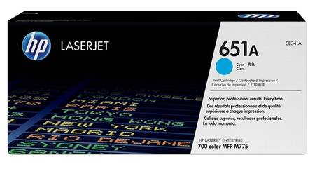 Hp 651A-CE341A Mavi Orjinal Toner - 1