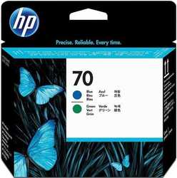 Hp 70-C9408A Orjinal Mavi Ve Yeşil Baskı Kafası - Hp