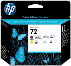 Hp 72-C9384A Orjinal Sarı Ve Mat Siyah Baskı Kafası 