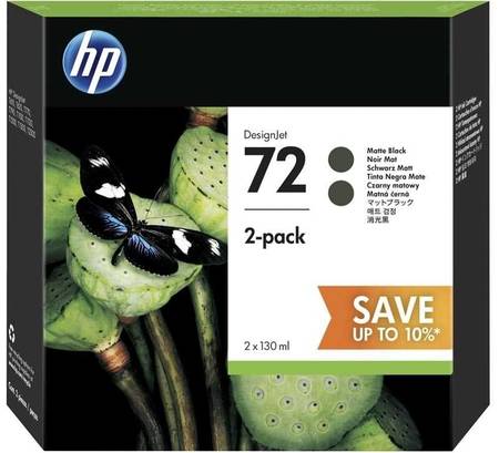 Hp 72-P2V33A Mat Siyah Orjinal Kartuş 2'Li Paket - 1