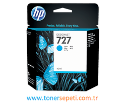 Hp 727-B3P13A Orjinal Mavi Mürekkep Kartuş 40 ml 