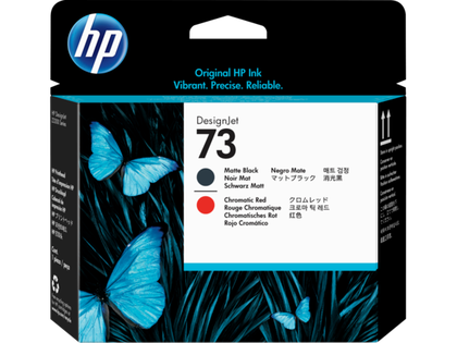 Hp 73-CD949A Mat Siyah Ve Kromatik Kırmızı Orjinal Baskı Kafası - 1