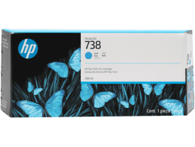 HP 738-676M6A Mavi Orjinal Kartuş - Hp