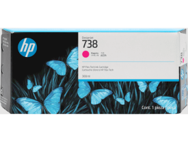 HP 738-676M7A Kırmızı Orjinal Kartuş - Hp