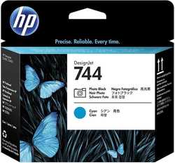 Hp 744-F9J86A Foto Siyah-Mavi Orjinal Baskı Kafası 