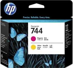 Hp 744-F9J87A Kırmızı-Sarı Orjinal Baskı Kafası - Hp