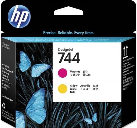 Hp 744-F9J87A Kırmızı-Sarı Orjinal Baskı Kafası - 1