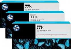 Hp 771-B6Y38A Orjinal Açık Gri Kartuş 3'Lü Paket 